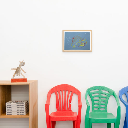 Red Flower (Blue Planet), 2022