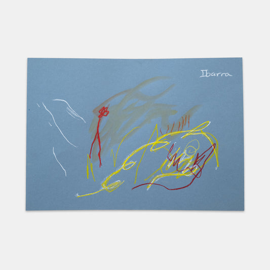 Red Flower (Blue Planet), 2022