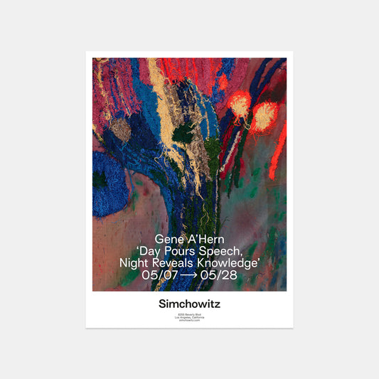 Day Pours Speech, Night Reveals Knowledge, 2022 (Poster)