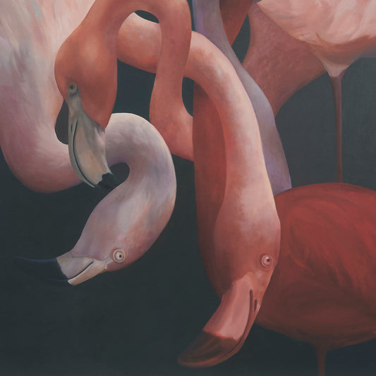 Flamingo Abstract, 2025