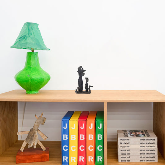 Two Figures on a Boat Riding the Rain, 2022