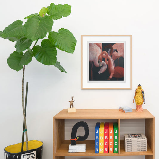 Flamingo Abstract, 2025