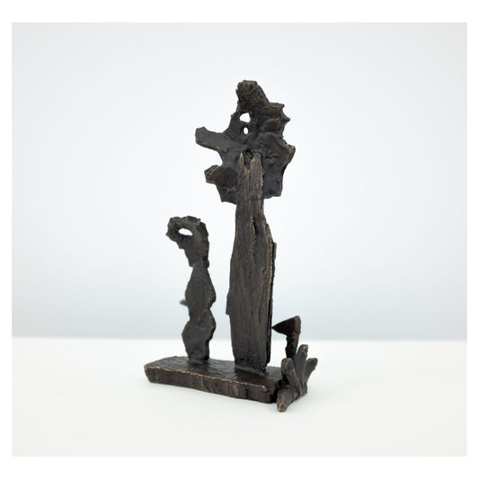 Two Figures on a Boat Riding the Rain, 2022