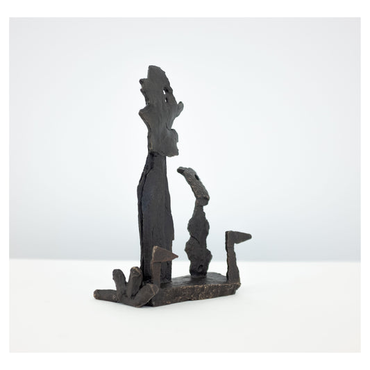 Two Figures on a Boat Riding the Rain, 2022