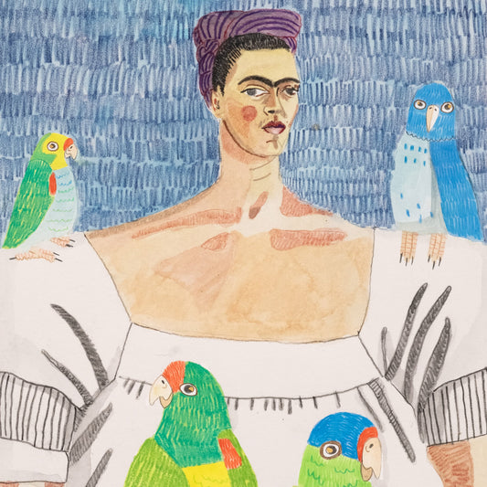 Frida and Parrots, 2021 (NFT)